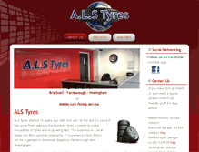 Tablet Screenshot of als-tyres.com